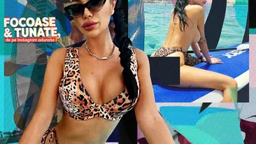 Dia Diana face spectacol pe plajă cu silicoanele și tatuajele ei! Bruneta a ”zăpăcit” tot Dubaiul!