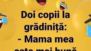 Bancul de weekend | Doi copii la grădiniță