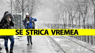 ANM: Se strică vremea crunt! Sunt așteptapte temperaturi negative în România