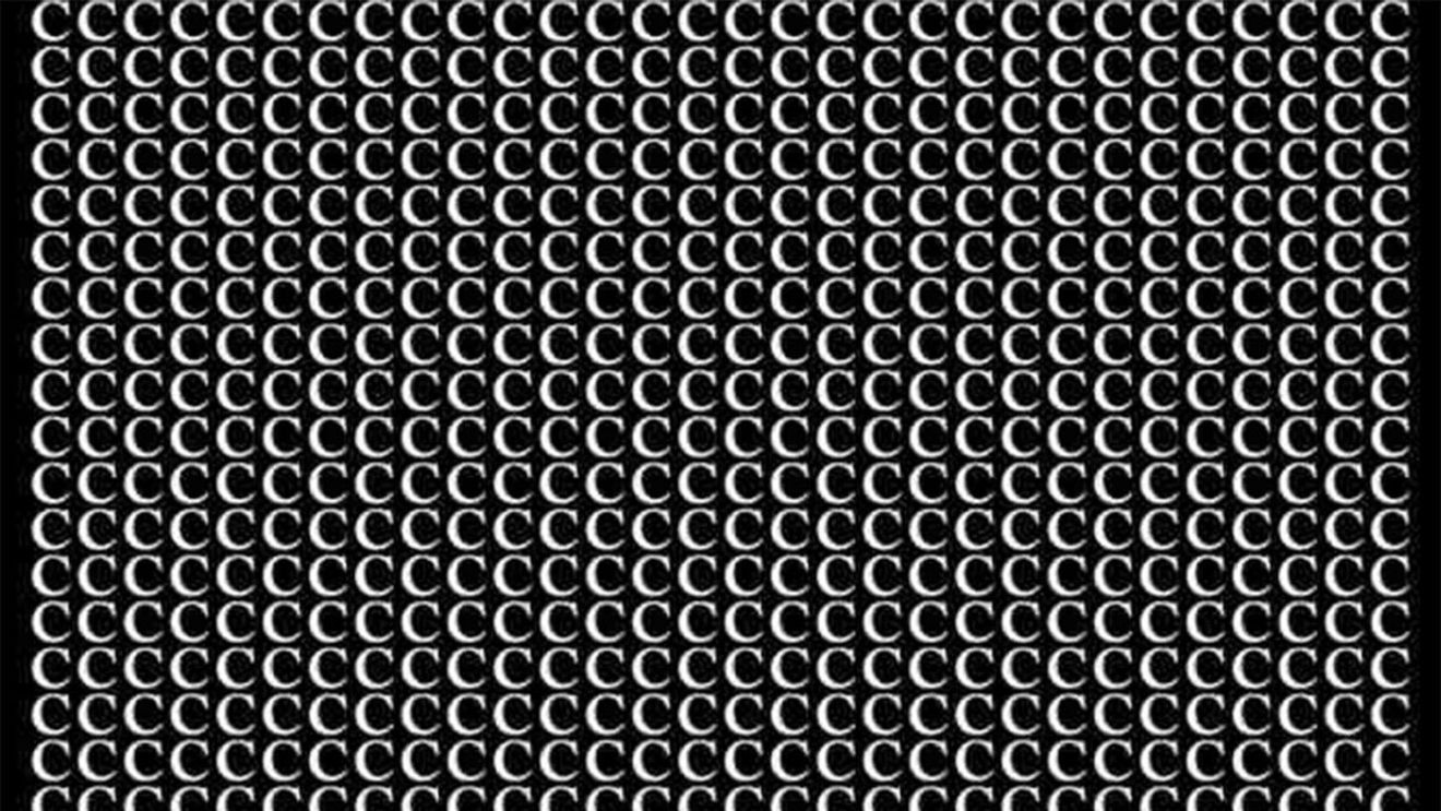 Test de perspicacitate | Găsiți "intrusul" printre literele "C" din imagine!