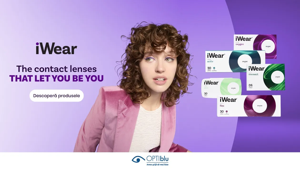 OPTIblu aduce în România lentilele de contact iWear