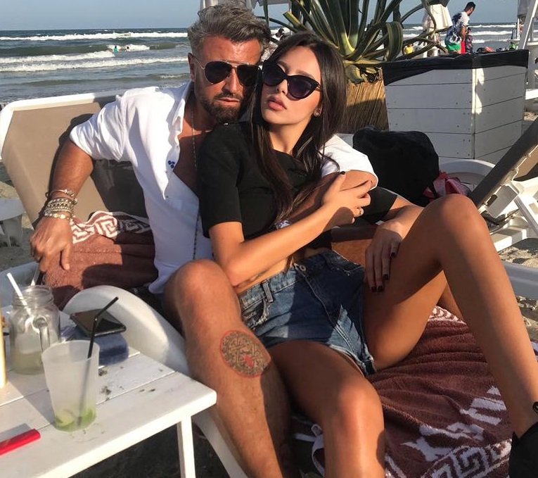 Cătălin Botezatu și tânăra lui iubită, Monica Hill