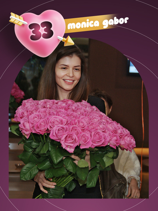 Bianca Drăgușanu, Cristina Pucean și Ramona Olaru, răsfățate peste măsură! Top 40 iubăreți cu brațele pline de flori, de Valentine’s Day