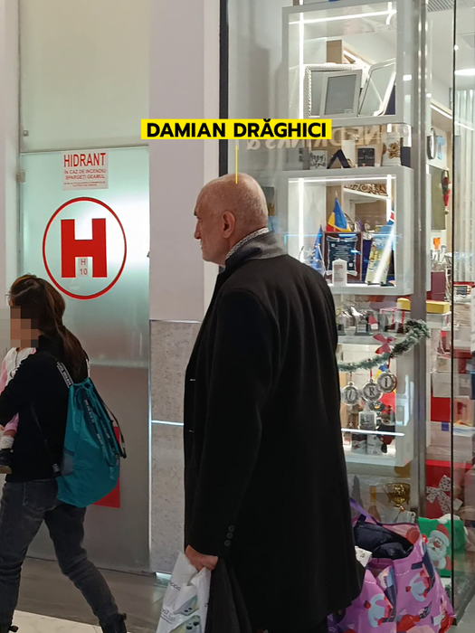 Damian Drăghici, în "febra cumpărăturilor" de sărbători