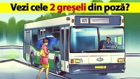 Test IQ exclusiv pentru genii | Vezi cele 2 greșeli din această imagine?