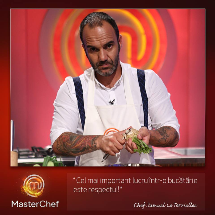 Chef Le Torriellec pune mare preț pe respect
