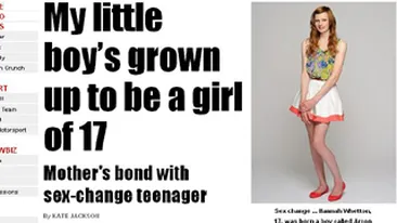 Un adolescent a decis la 17 ani sa devina fata! Si-a luat viata in piept!