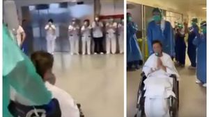 VIDEO. Scene emoționante într-un spital din Italia, după ce o pacientă a fost vindecată de coronavirus. Medicii au aplaudat minute în șir!