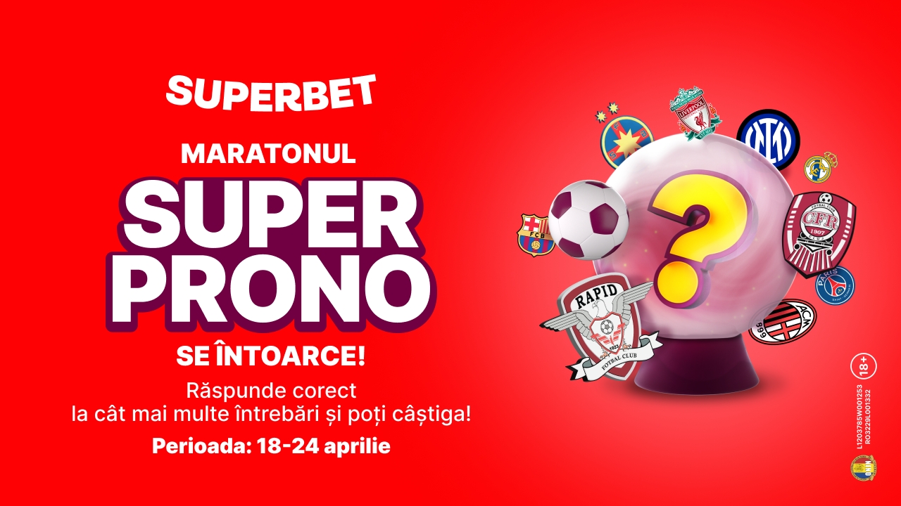 Maraton SuperProno: testează-ți gratuit inspirația și intră în cursa pentru premii!