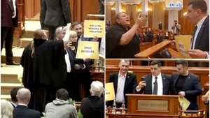 George Simion, către Diana Șoșoacă: „Te agresez, scroafo!”. Momente uluitoare în Parlamentul României