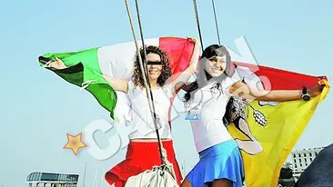 Tanara desemnata Miss Sicilia 2010, in comisia de votare din Catania. A pregatit stampilele pentru rezidentii romani