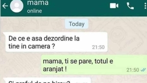 BANC | "De ce e așa dezordine la tine în cameră?"