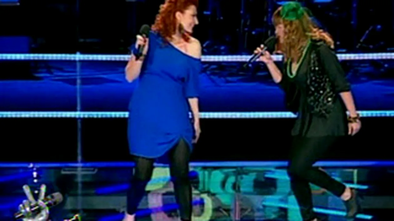 Doua dintre concurentele de la Vocea Romaniei au facut varza piesa Rihannei Only Girl In The World! Andra: Sunt o vaca proasta!