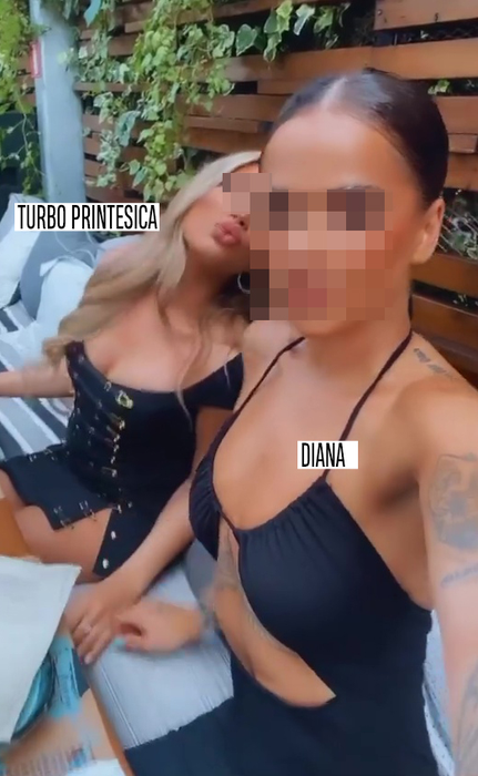 "Turbo Prințesica", alături de Diana, una dintre apropiatele sale