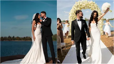 Ținuta bizară aleasă de Dorian Popa la petrecerea de nuntă. Nici soția nu a avut o rochie obișnuită