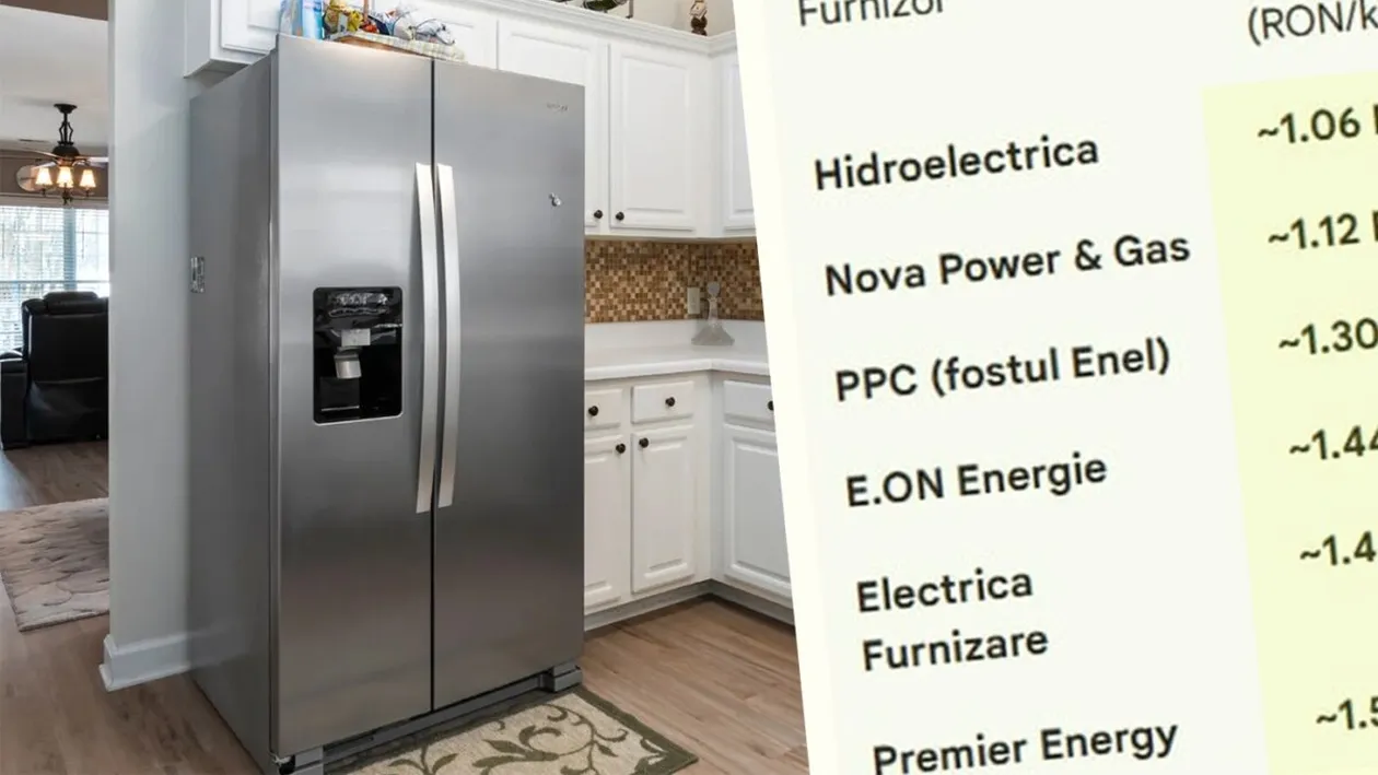 Am făcut calculul complet. Cât curent consumă un frigider și câți lei plătești lunar, în funcție de furnizorul de energie electrică
