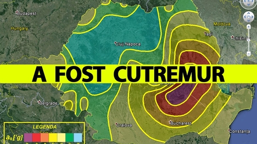 Cutremur puternic în România azi-noapte, la ora 3:19. A fost cel mai mare din 2019