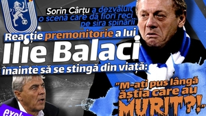 Reacție premonitorie a lui Ilie Balaci înainte să se stingă din viață: ”M-ați pus lângă ăștia care au murit?!”