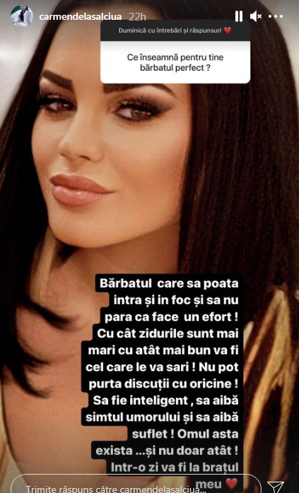 Carmen de la Sălciua, adevărul despre bărbatul misterios: ”Într-o zi va fi la brațul meu!”