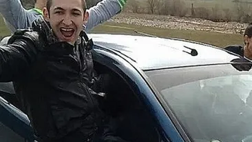 Nebunie de 1 MAI! Ce a putut sa faca un tanar aflat intr-un bolid care merge cu viteza spre mare