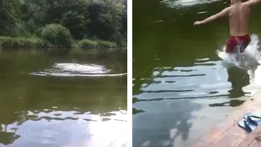 Și-au filmat prietenul cel mai bun în timp ce se îneca într-un lac din Sovata! Credeau că totul este o glumă