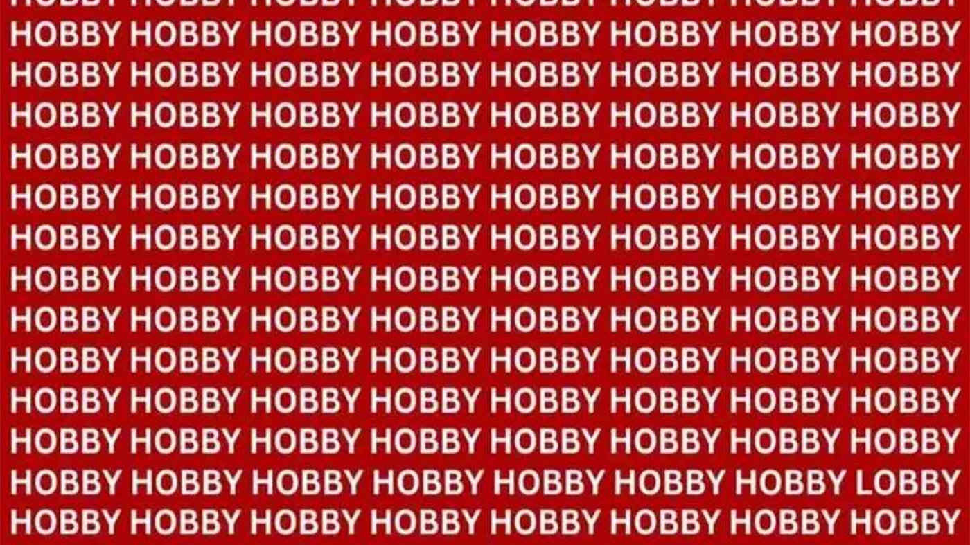 Test de logică | Găsește cuvântul "lobby" în această imagine, în cel mult 5 secunde!