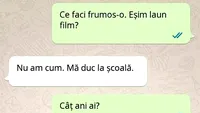 Bancul sfârșitului de săptămână | Ce faci frumoas-o. Eșim laun film?