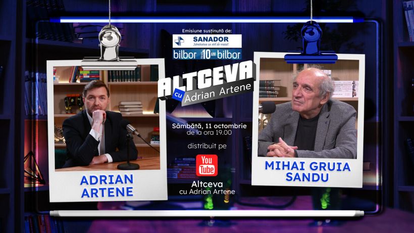 Mihai Gruia Sandu, invitat la „ALTCEVA cu Adrian Artene”