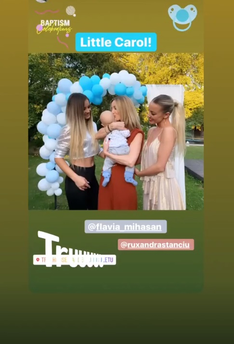Flavia de la Neatza și-a botezat băiatul. Nașii sunt celebri
