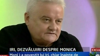 VIDEO Soc! Irinel stia ca Monica a facut sex pe bani: "Mi-a povestit despre Damaschin inainte de nunta, in vara lui 2006!"