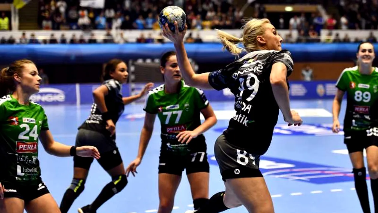 Lublin – CSM București 19-28, în grupele Ligii Campionilor la handbal feminin