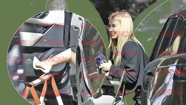 Andreea Bălan a blocat traficul în mijlocul Capitalei: şi-a desfăcut picioarele şi... a înnebunit audienţa! Toţi ochii pe ea