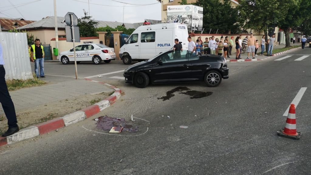 Accident mortal în Târgoviște! Un bărbat a fost lovit chiar pe trecerea de pietoni