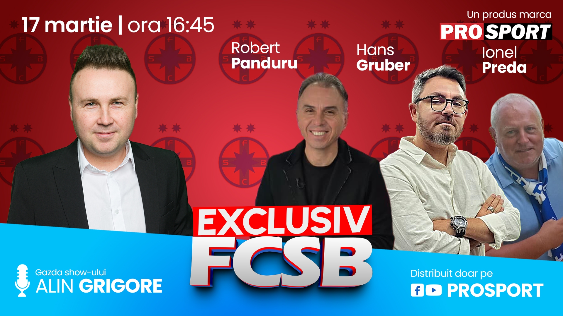 EXCLUSIV FCSB, azi de la 16:45. Tatăl vitreg al lui Alexandru Stoian și Hans Gruber sunt invitații zilei