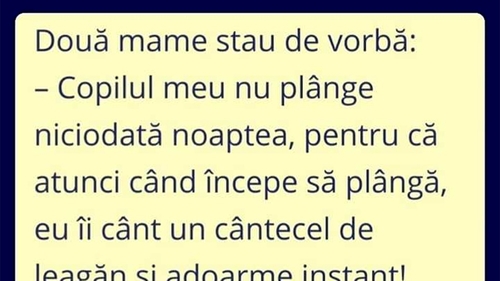 BANCUL ZILEI | Două mame stau de vorbă