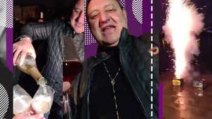 „Împăratul lumii”, petrecere fabuloasă cu artificii și șampanie în foiță de aur