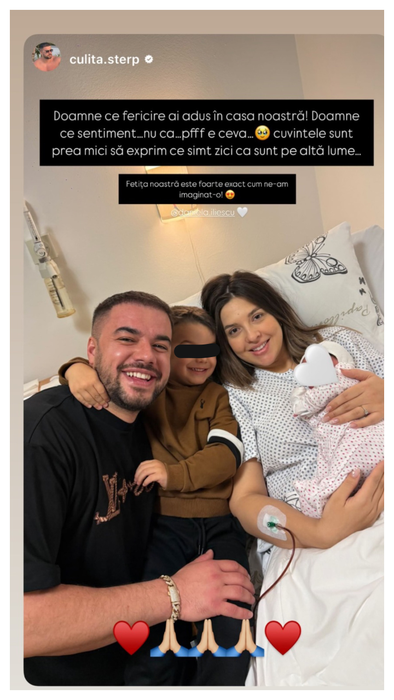 Ce norocoasă e Daniela Iliescu! Cum a născut al doilea copil cu Culiță Sterp: „Doamne, îți mulțumesc pentru că…”