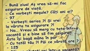 Bancul sfârșitului de săptămână | Asigurare de viață la 97 de ani
