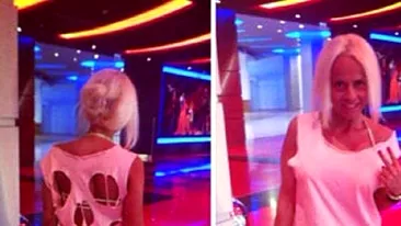 Anda Adam, cu pantalonii rupti in fund! Uite ce cum a iesit din casa!