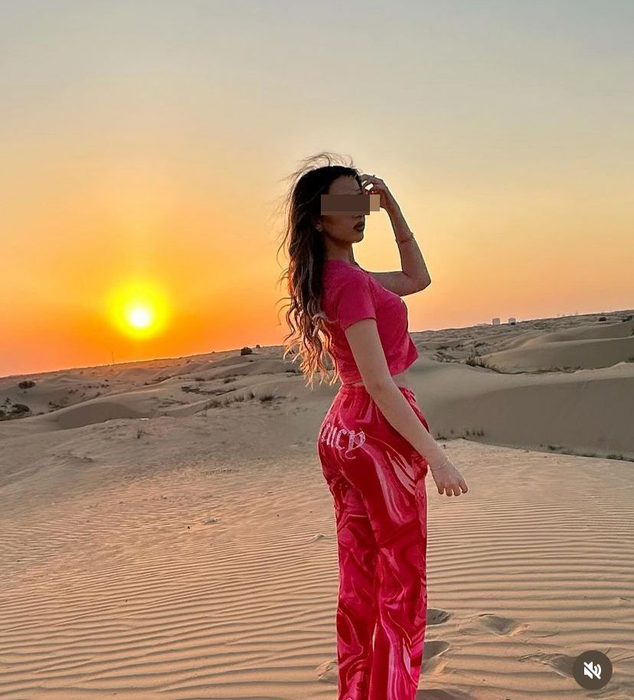 Sara, Fiica Brigittei Pastramă, viitoare actriță în Dubai. (sursă - social media)