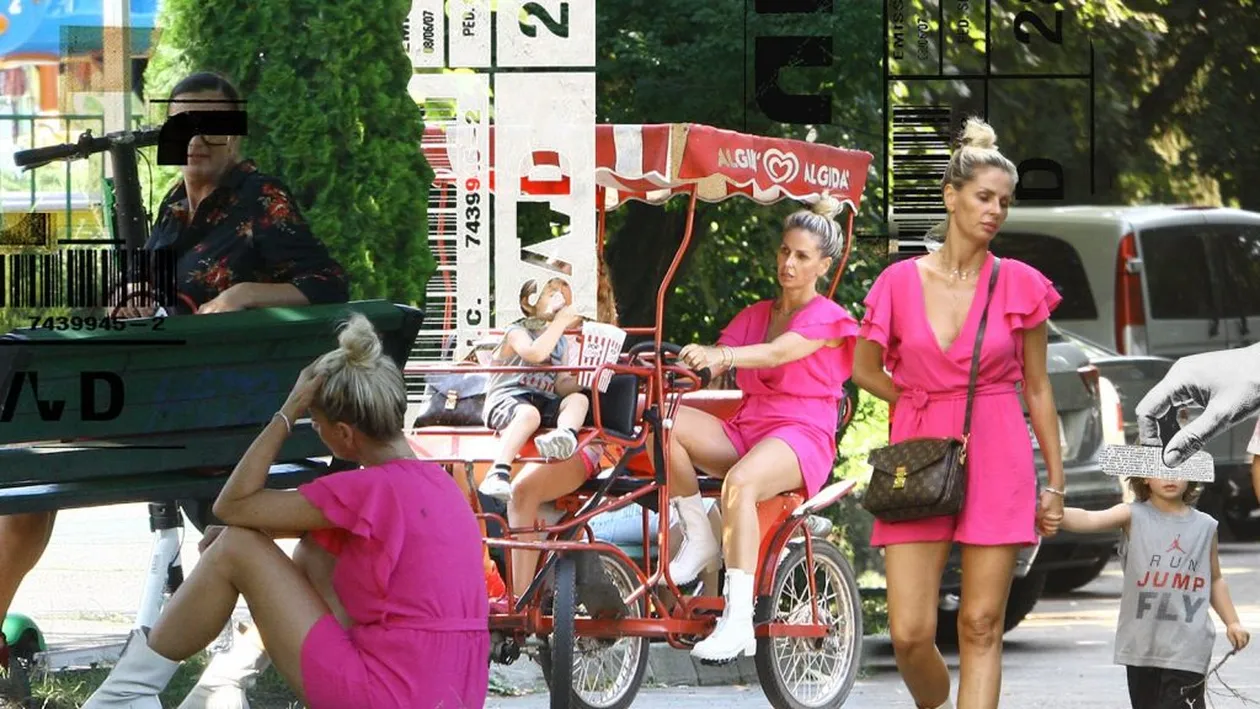 Andreea Bănică s-a întins pe iarbă, în timp ce fiica ei, Sofia, a fugit după ajutor! Jumătate de oră mai târziu ...