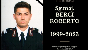 Doliu la ISU Cluj! Roberto, un tânăr pompier, a murit la doar 23 de ani