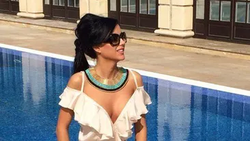 S-a chinuit sa slabeasca, iar acum da cu piciorul la tot! Daniela Crudu, surprinsa in fata unui gratar, cu berea in mana