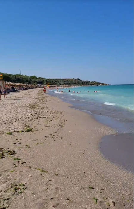 Plaja Tuzla i-a cucerit pe turiști /Foto: TikTok