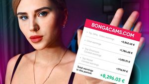 (P) Cât se câștigă pe camera web: o fată din București își împărtășește cifrele reale ale veniturilor sale pe Bongacams