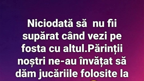 Bancul de weekend | "Niciodată să nu fii supărat când vezi pe fosta cu altul"