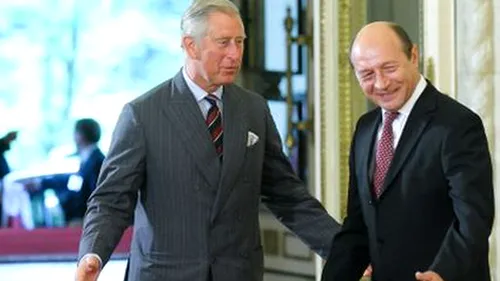 Gafa prezidentiala! Traian Basescu catre Printul Charles: Am inteles ca v-ati mai luat o casa, in curand o sa aveti un sat intreg