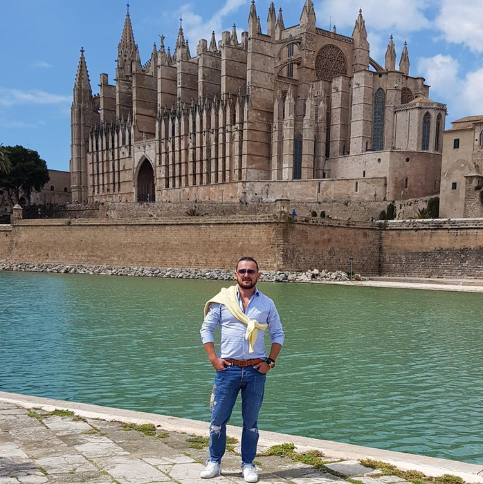 Valentin, într-o vacanță în Palma de Mallorca