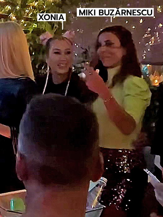 Xonia și Mihaela Buzărnescu, în formă maximă la NUBA (SURSA FOTO: CANCAN.RO)