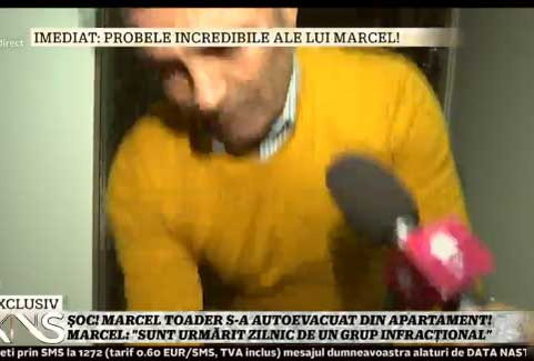 Marcel Toader s-a ”autoevacuat” de teama unui grup infracțional ”Dacă te așteaptă cineva și te mierlește?”